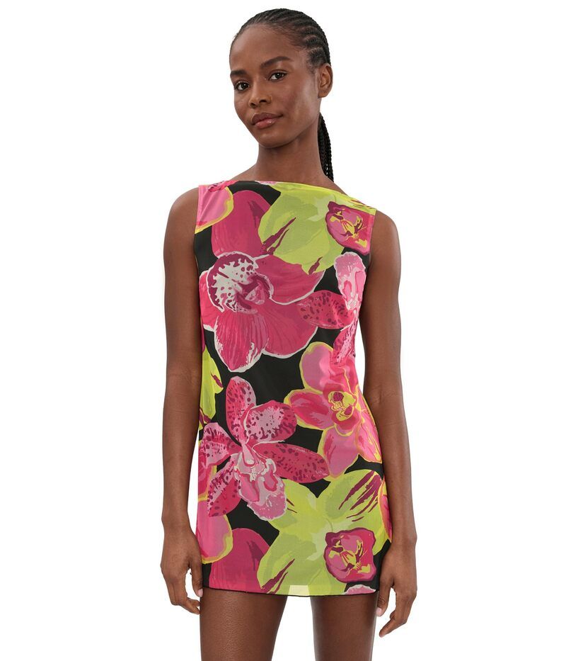 ウミーユアムーム レディース トップス ワンピース ミニ Show Me Your Mumu Kiki Mini Dress Tropic Nights Mesh