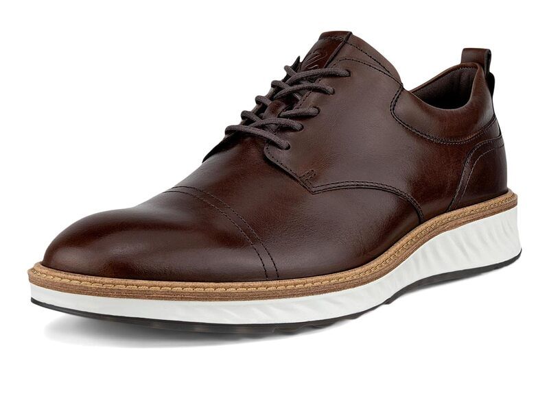 エコー メンズ シューズ オックスフォード キャップ ECCO ST1 Hybrid Cap Toe Oxford Cocoa Brown ブラウン