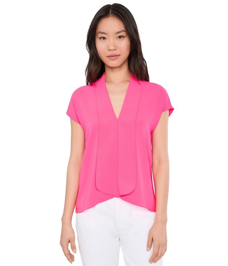 トリーナターク レディース トップス シャツ Trina Turk Turin Top Magenta Milano マゼンタ