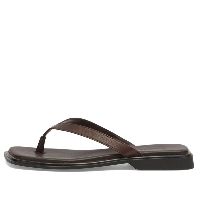 ヴァガボンド レディース シューズ サンダル レザー Vagabond Shoemakers Izzy Leather Flip Flops Chocolate チョコレート