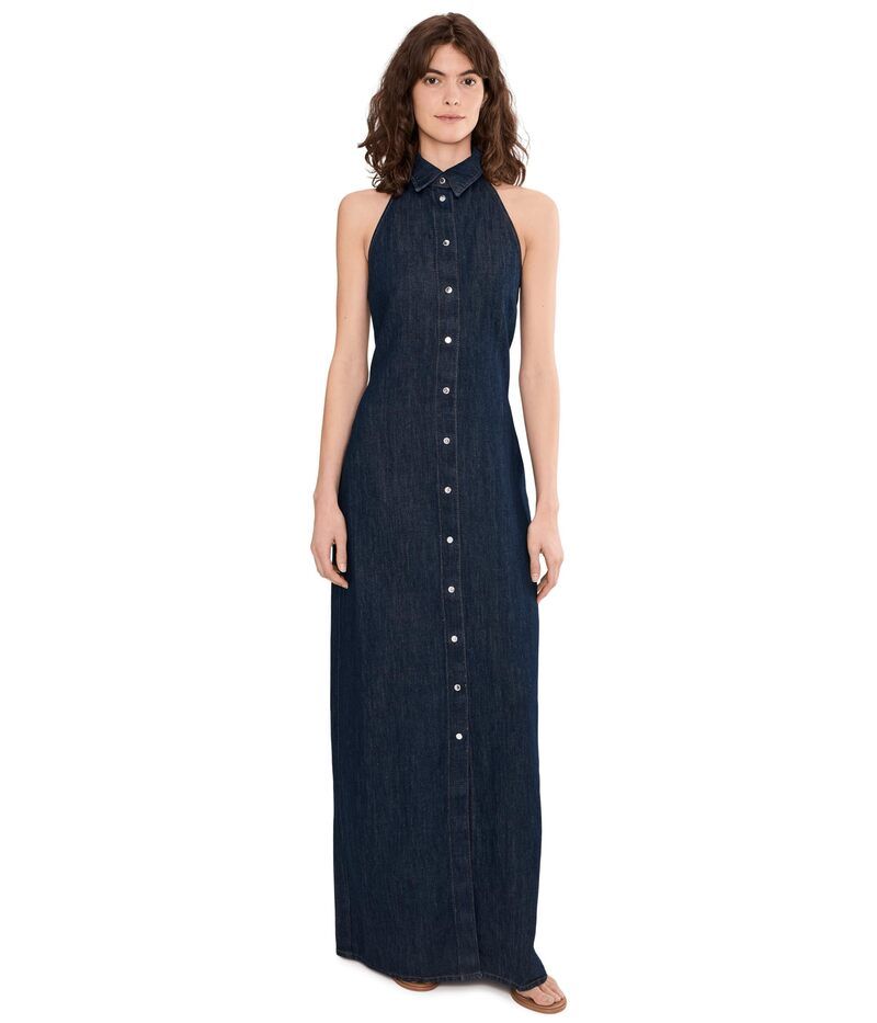 セブンフォーオールマンカインド レディース トップス ワンピース シャツ ホルター 7 For All Mankind Halter Long Shirt Dress Blossom