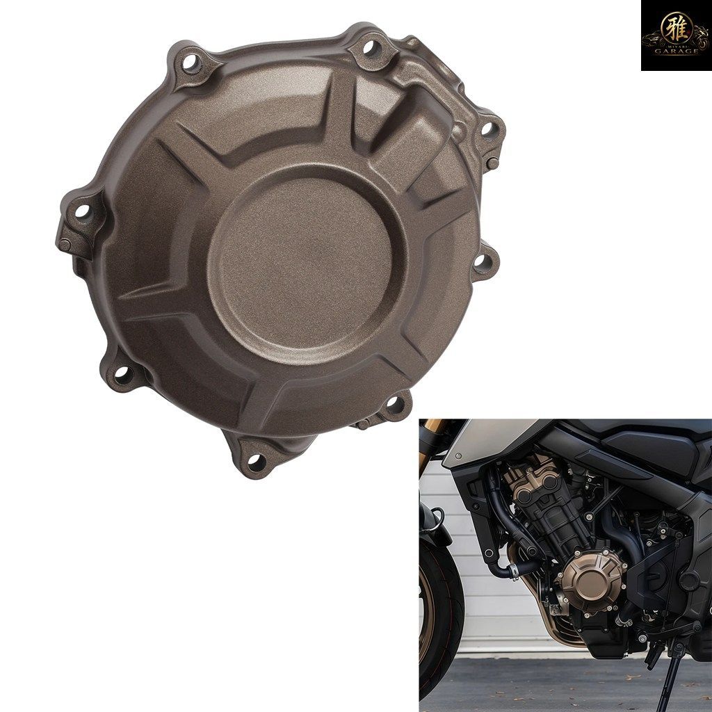 マグネトオルタネーターステーターカバー ホンダ CB650R 21-24 オートバイ 左エンジンクランクケース