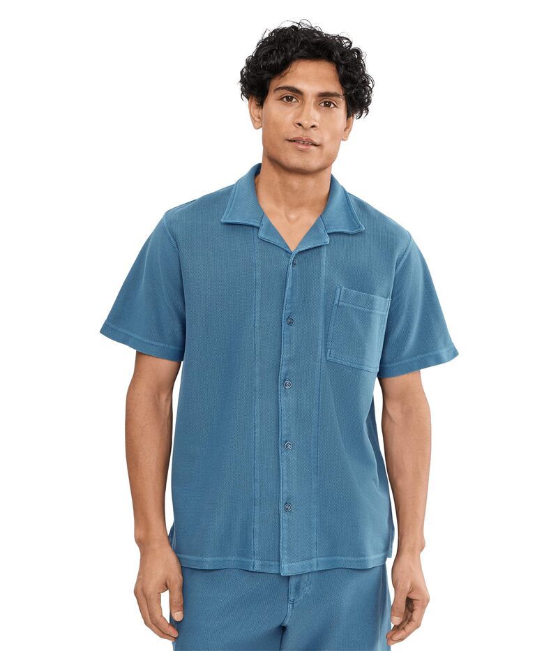 トッミーバハマ メンズ トップス シャツ Tommy Bahama Rio Cabana Camp Regal Blue ブルー