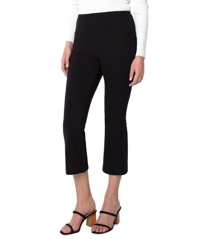 リヴァプール ロサンゼルス レディース ボトムス カジュアルパンツ Liverpoolos Angelestella Kick Flare Ponte Pant Black ブラック