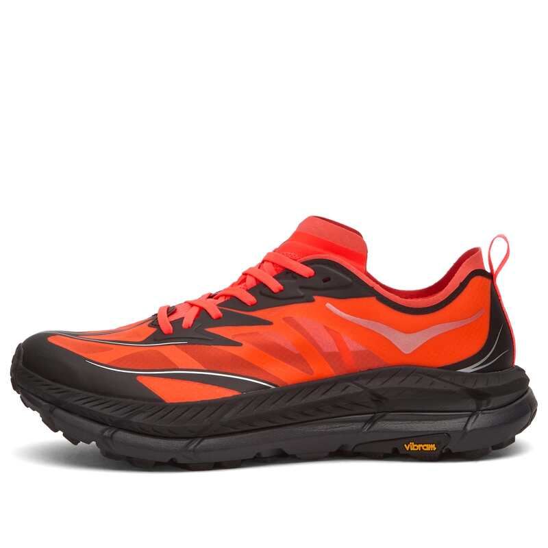 ホッカオネオネ メンズ シューズ スニーカー HOKA ONE Mafate Speed 4 Lite Sneaker Neon Flame Black ブラック