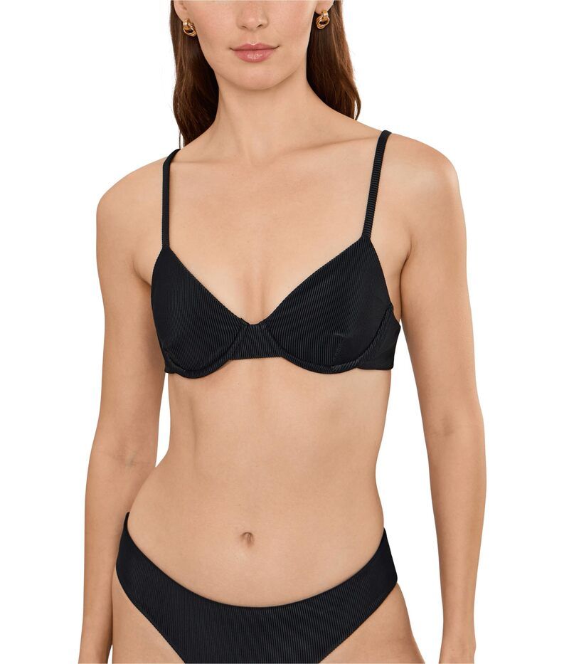 ビーチライオット レディース 水着 トップのみ Beach Riot Camilla Top Black ブラック