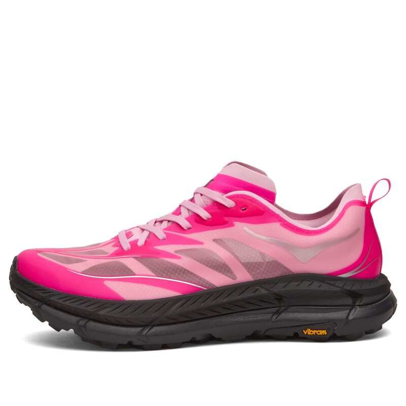 ホッカオネオネ メンズ シューズ スニーカー HOKA ONE Mafate Speed 4 Lite Sneaker Neon Dragonfruit Black ブラック