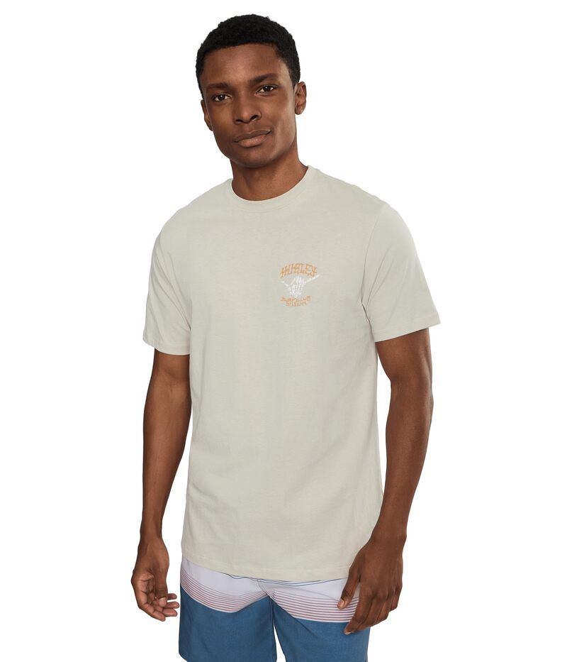 ハーレー メンズ トップス シャツ Hurley Skeletor Short Sleeve Bone