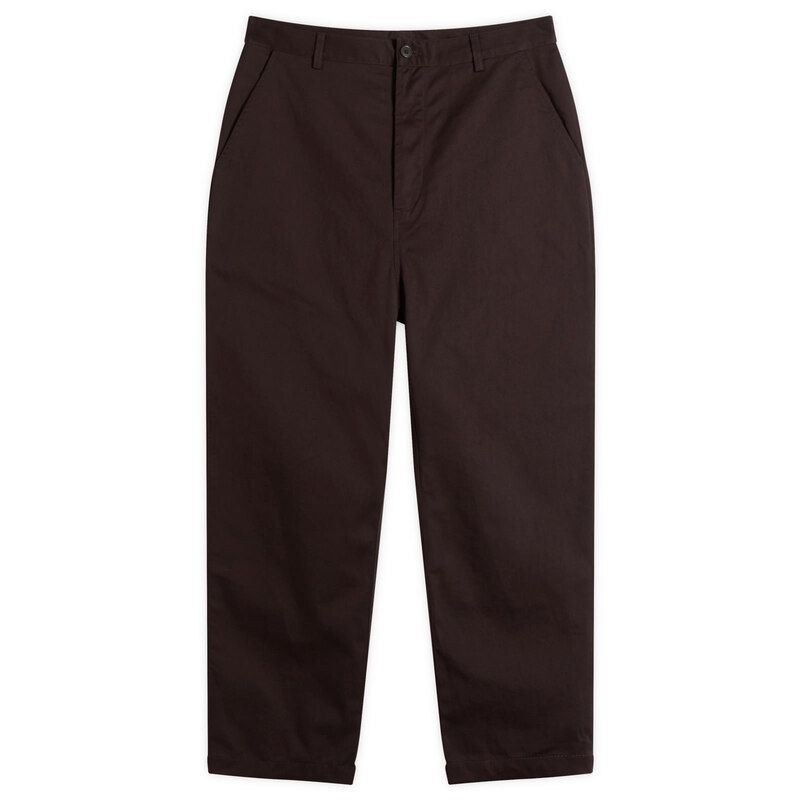ユニバーサルワークス メンズ ボトムス カジュアルパンツ Universal Works Twill Military Chino Brown ブラウン