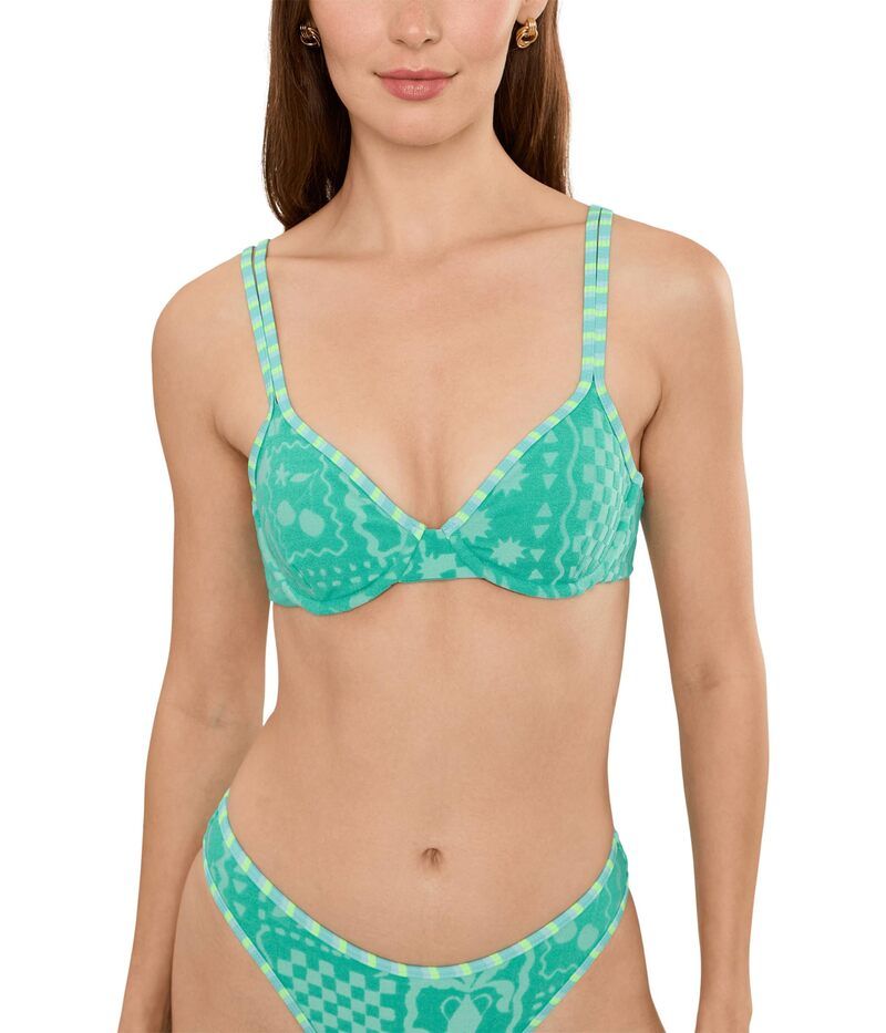 ビーチライオット レディース 水着 トップのみ Beach Riot Camilla Top Aqua Haze アクア 17,136円