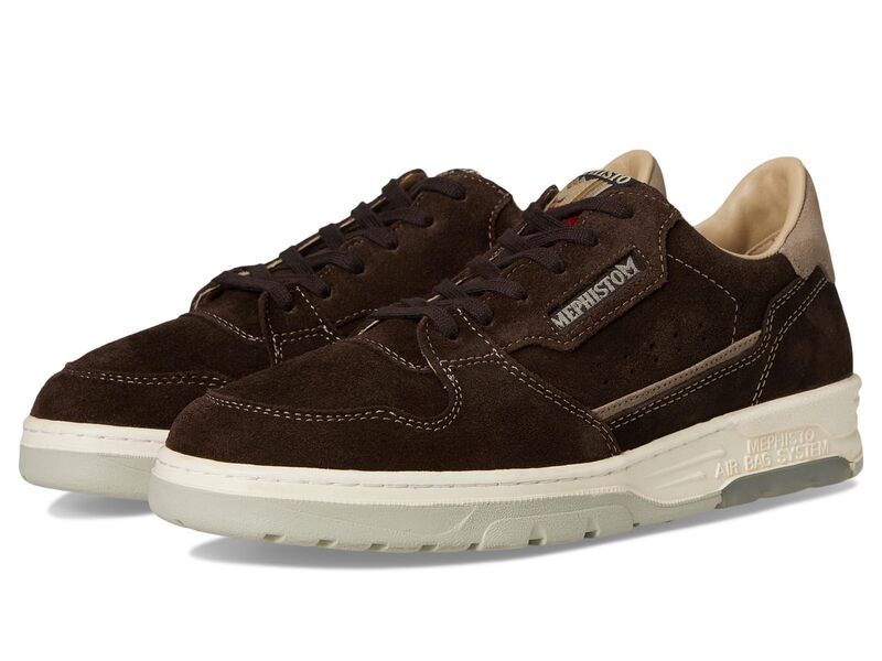 メフィスト メンズ シューズ スニーカー Mephisto Marius Dark Brown ブラウン