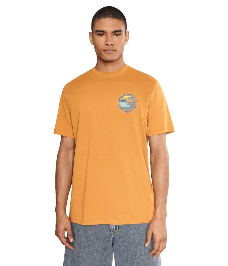 ハーレー メンズ トップス シャツ Hurley Leftshort Sleeve Citrus Blaze