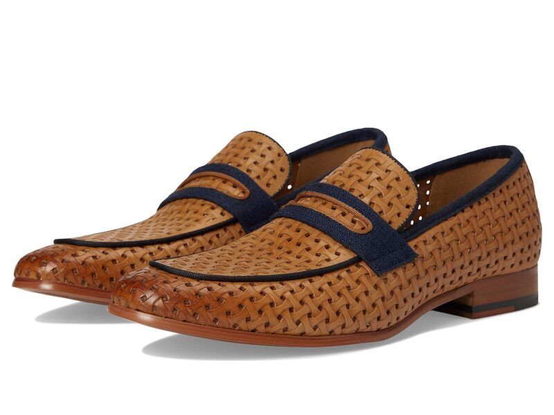 ステイシーアダムス メンズ シューズ スリッポン・ローファー Stacy Adams Winstead Saddle SlipOnatural