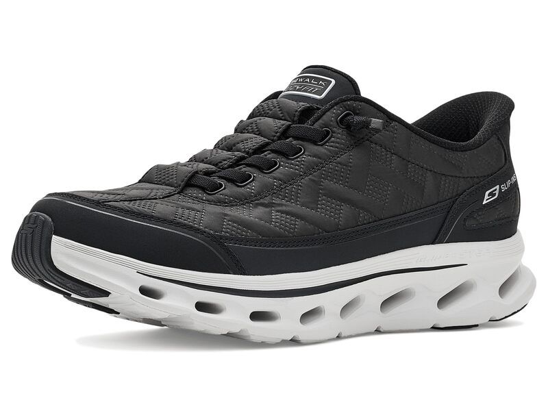 スケッチャーズ メンズ シューズ スニーカー SKECHERS Performance Go Walk GlideStep 20 CozyWalker Hands Free SlipIns BlackWhite ホワイト