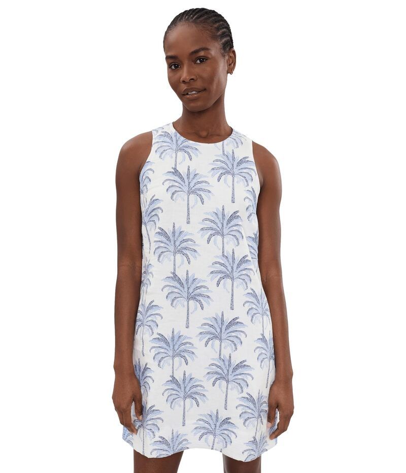 トッミーバハマ レディース トップス ワンピース ノースリーブ Tommy Bahama Palm Banksleevelesshort Dressanibel Blue ブルー