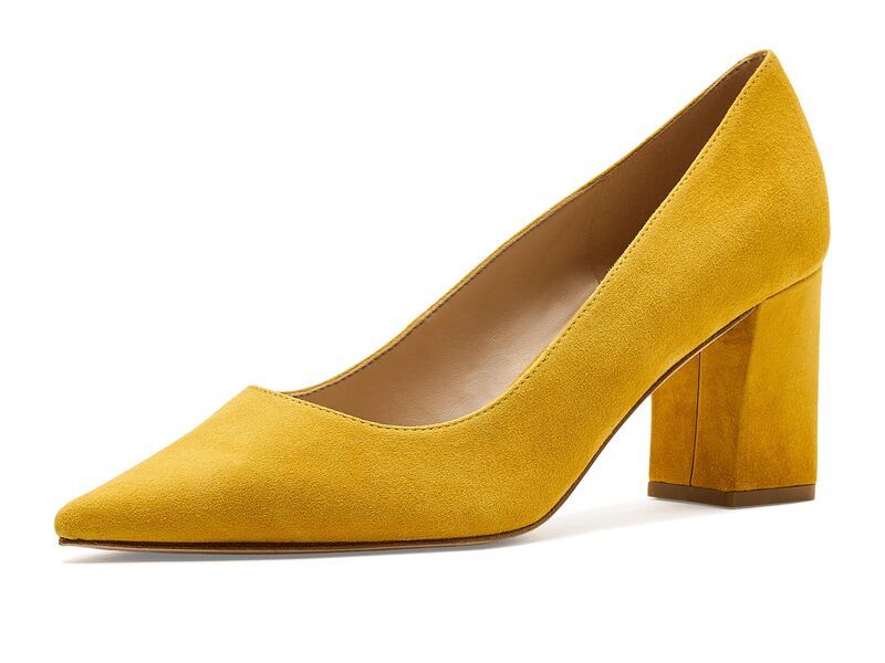 マーク・フィッシャー レディース シューズ ヒール Marc Fisher LTD Zala Yellow Suede イエロー