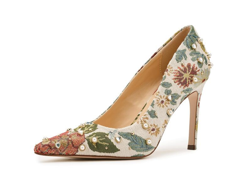 ジェシカシンプソン レディース シューズ ヒール Jessica Simpson Welica Classic Pumps Creamulti クリーム