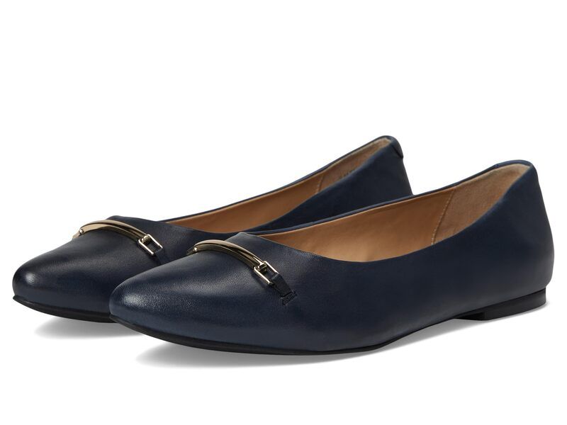 トロッターズ レディース シューズ スリッポン・ローファー Trotters Everly Navy ネイビー