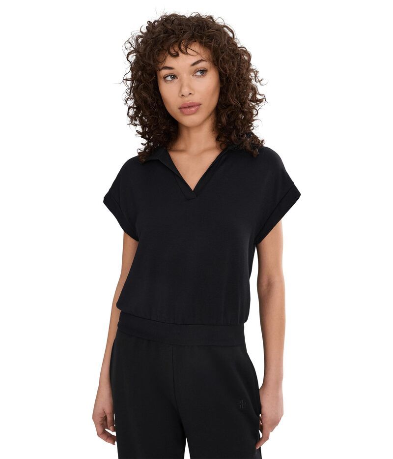 スピリッツフィフティファイブ レディース アウター パーカー・スウェット ポロシャツ ノースリーブ フリース Splits59 Evie Fleece Sleeveless Polo Black ブラック 19,330円