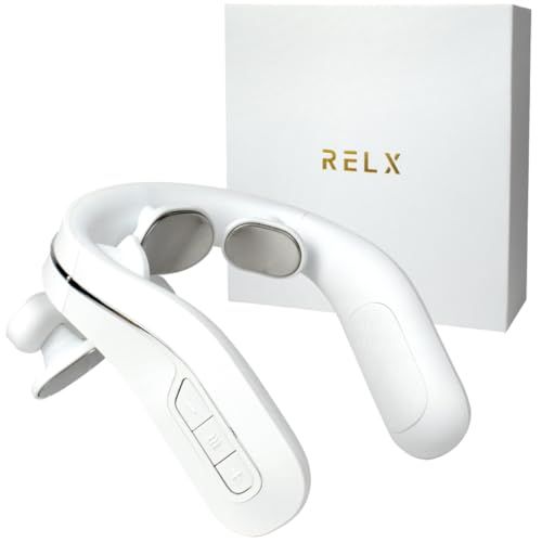 RELX 【整体院長監修】ネックウォーマー PLUS【日本企業企画】EMS 温熱 ネックケア 首 肩 リラクゼーション器 コードレス プレゼント 男女併用送料無料 fd62bb25