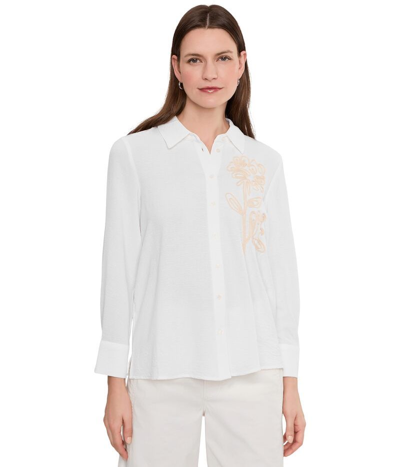 ヴィンスカムート レディース トップス シャツ ボタンダウン Vince Camuto Long Sleeve Buttondown Ultra White ホワイト