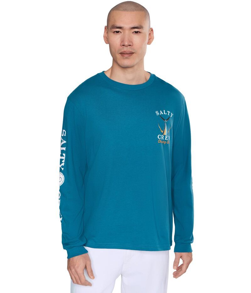 ソルティークルー メンズ トップス シャツ Salty Crew Tailed Long Sleeve Tee Cast Blue ブルー