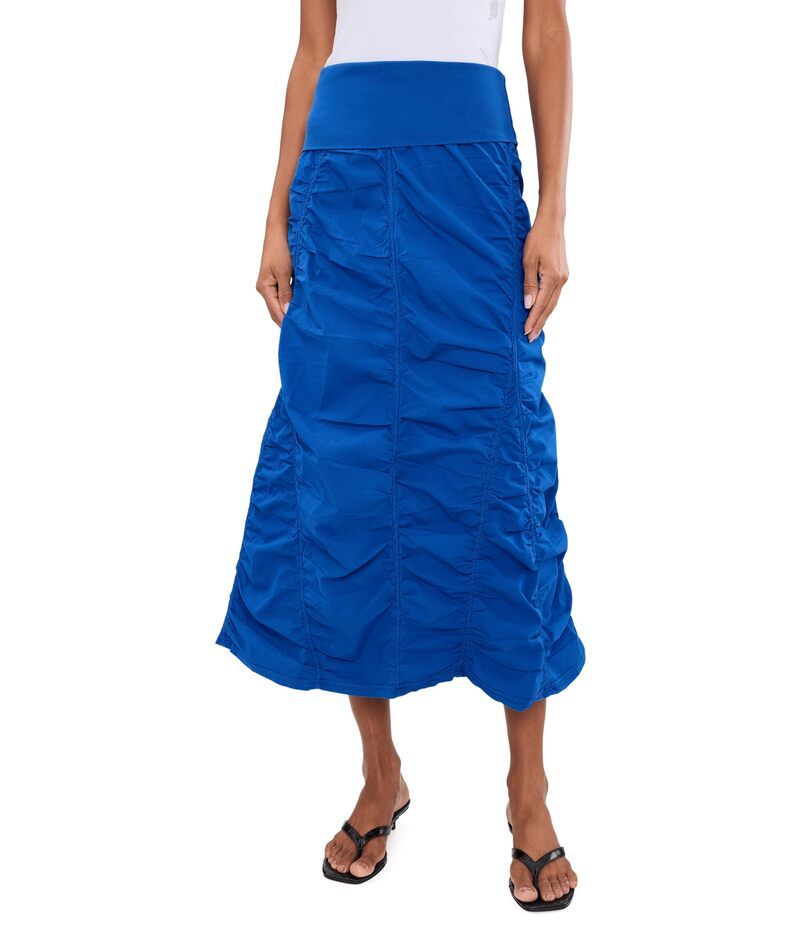 エックスシーブイアイ レディース ボトムスカート XCVI Gored Peasant Skirt Honorable Blue ブルー