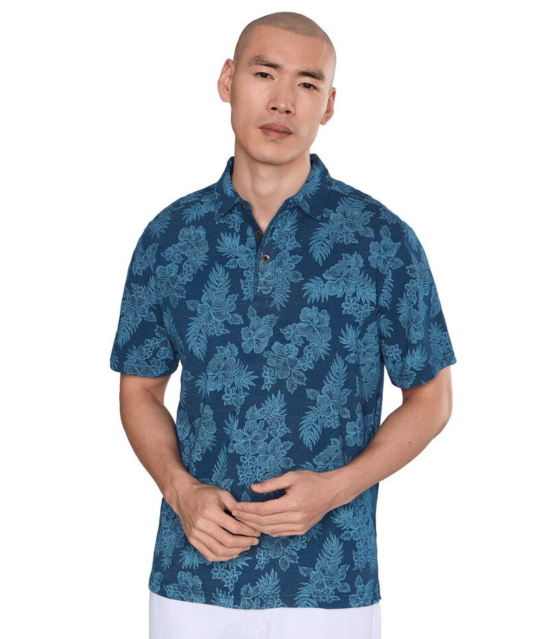 トッミーバハマ メンズ トップス シャツ Tommy Bahamazul Hibiscus Polo Indigo インディゴ