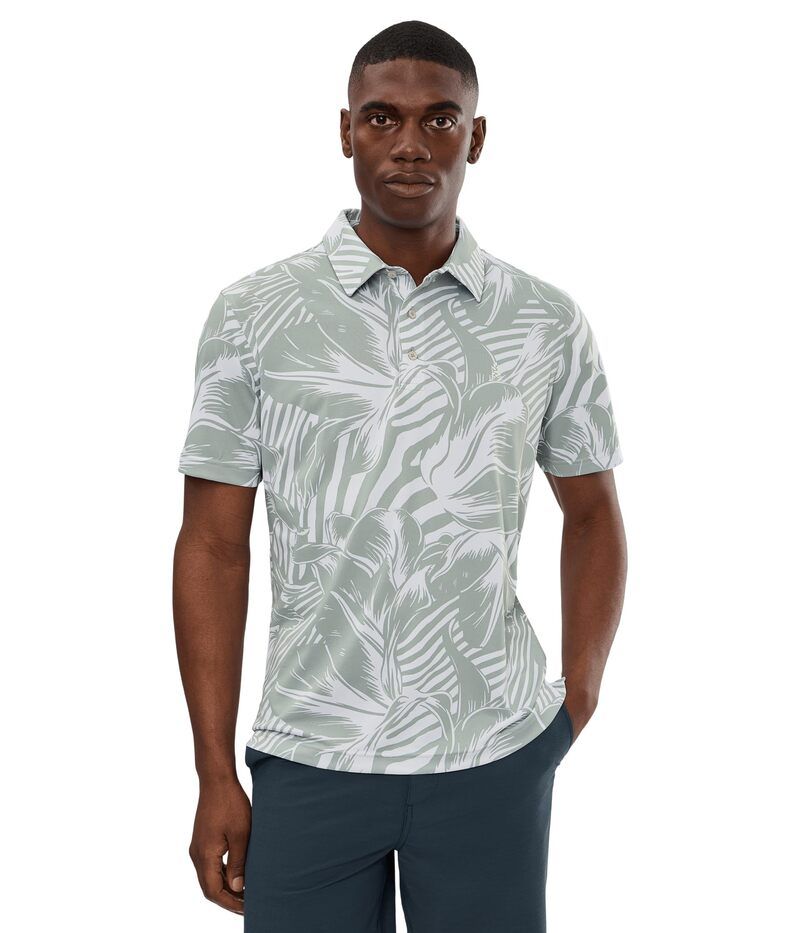 チャビーズ メンズ トップス シャツ Chubbies The Silver Leaf range Polo Light GreyPattern Base グレー