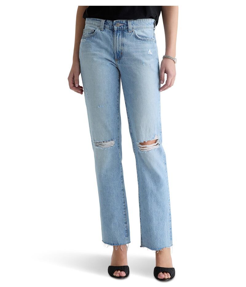 エージージーンズ レディース ボトムス デニムパンツ ローライズ AG Jeansandra Low Rise Slim Straight in Soft Focus Destructed Soft Focus Destructed