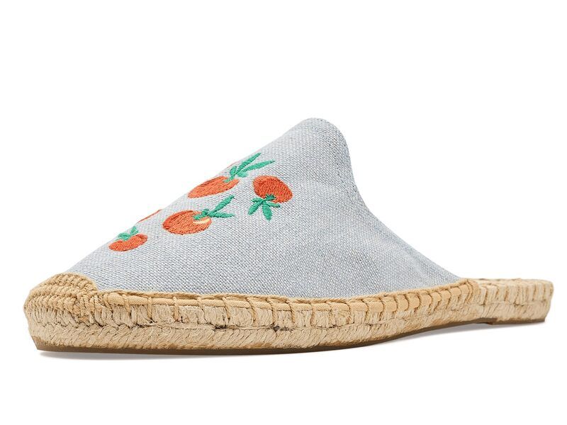 ソルドス レディース シューズ スリッポン・ローファー Soludos Orangesmoking Mulespadrille Dolphin Blue ブルー