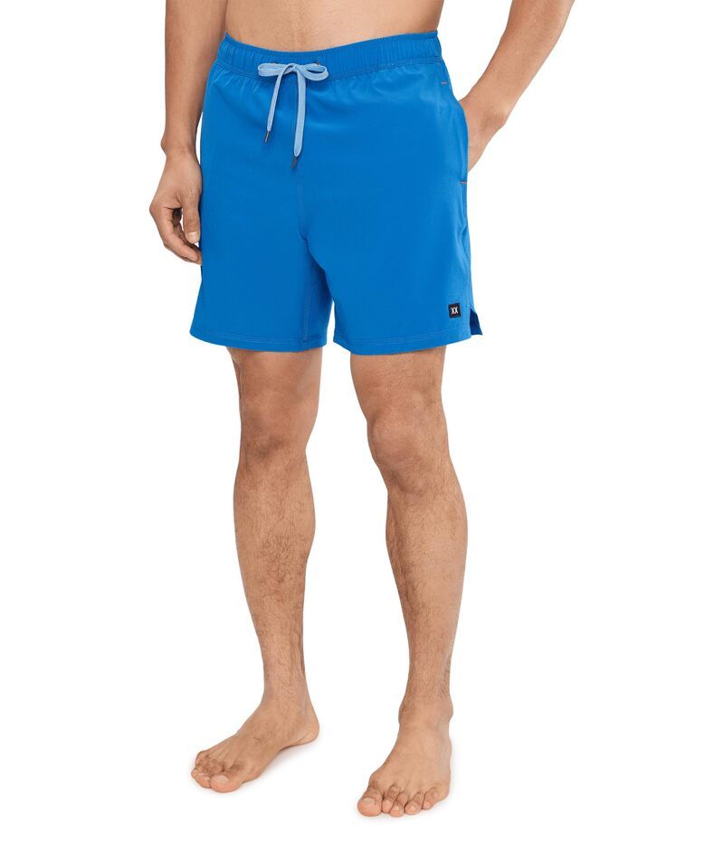 サックスアンダーウェアー メンズ 水着 ハーフパンツ・ショーツ SAXX UNDERWEAR Oh Buoy 2in1 7 Volley Bold Blue ブルー