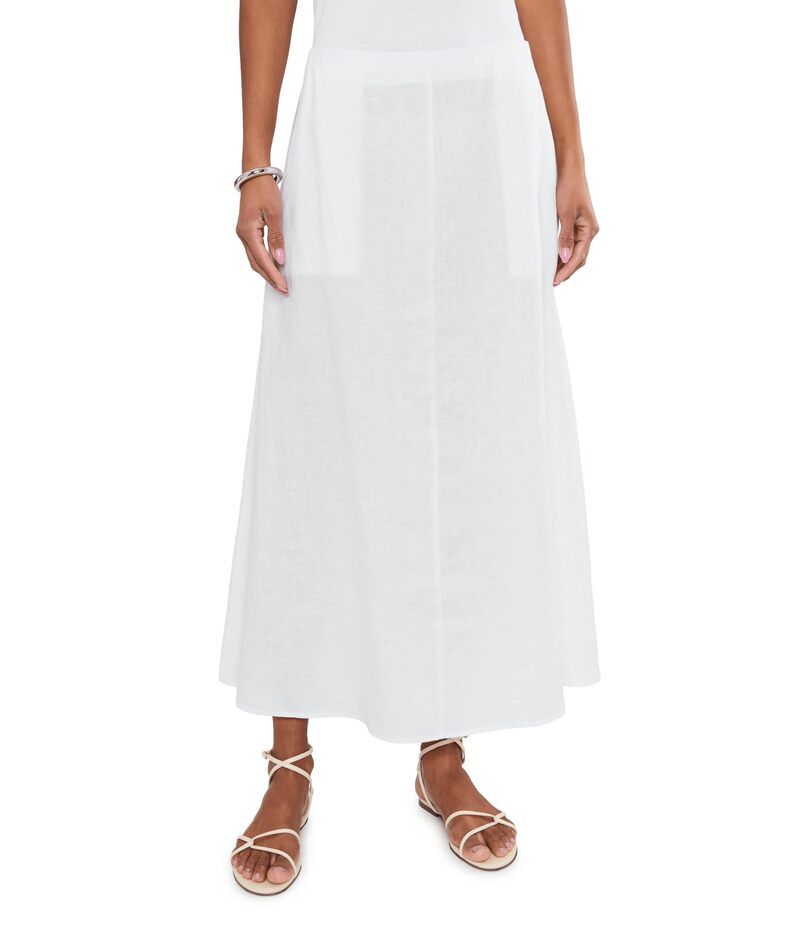 エイリーンフィッシャー レディース ボトムスカート リネン Eileen Fisher Organic Linen Fullength Skirt White ホワイト