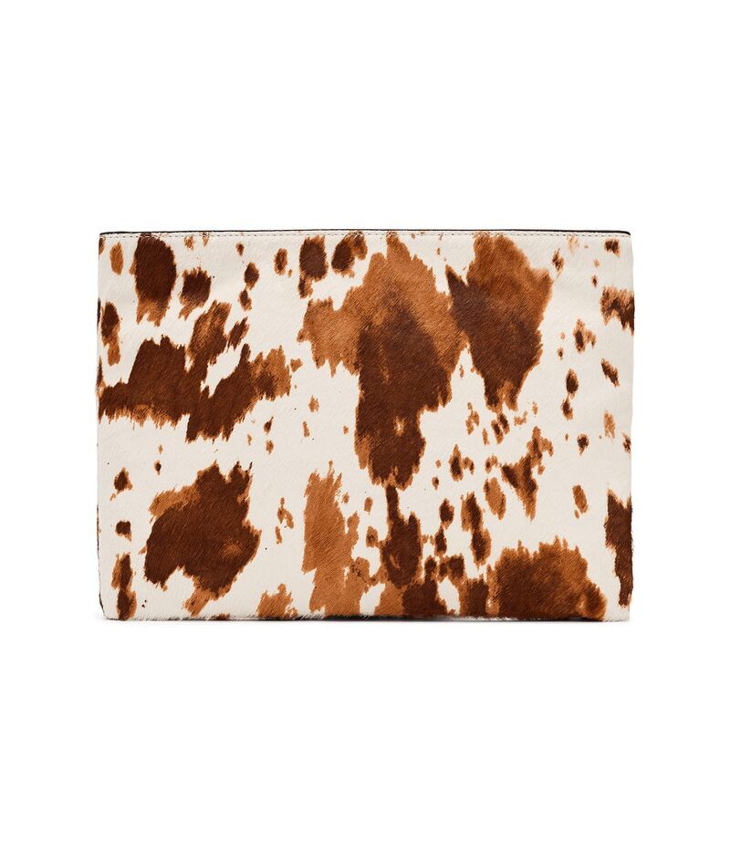 オールセインツ レディース バッグ AllSaints Bettina Cow Clutch Cow Print