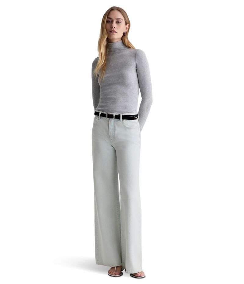 エージージーンズ レディース ボトムス デニムパンツ ワイドレッグ AG Jeansaige MidRise Wide Leg in Luminance