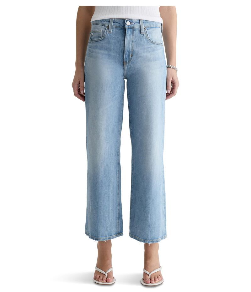 エージージーンズ レディース ボトムス デニムパンツ ワイドレッグ AG Jeansaige MidRise Wide Leg Crop in Kings River Kings River