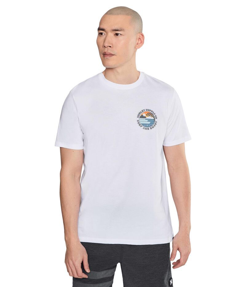 ハーレー メンズ トップス シャツ Hurley Leftshort Sleeve White ホワイト