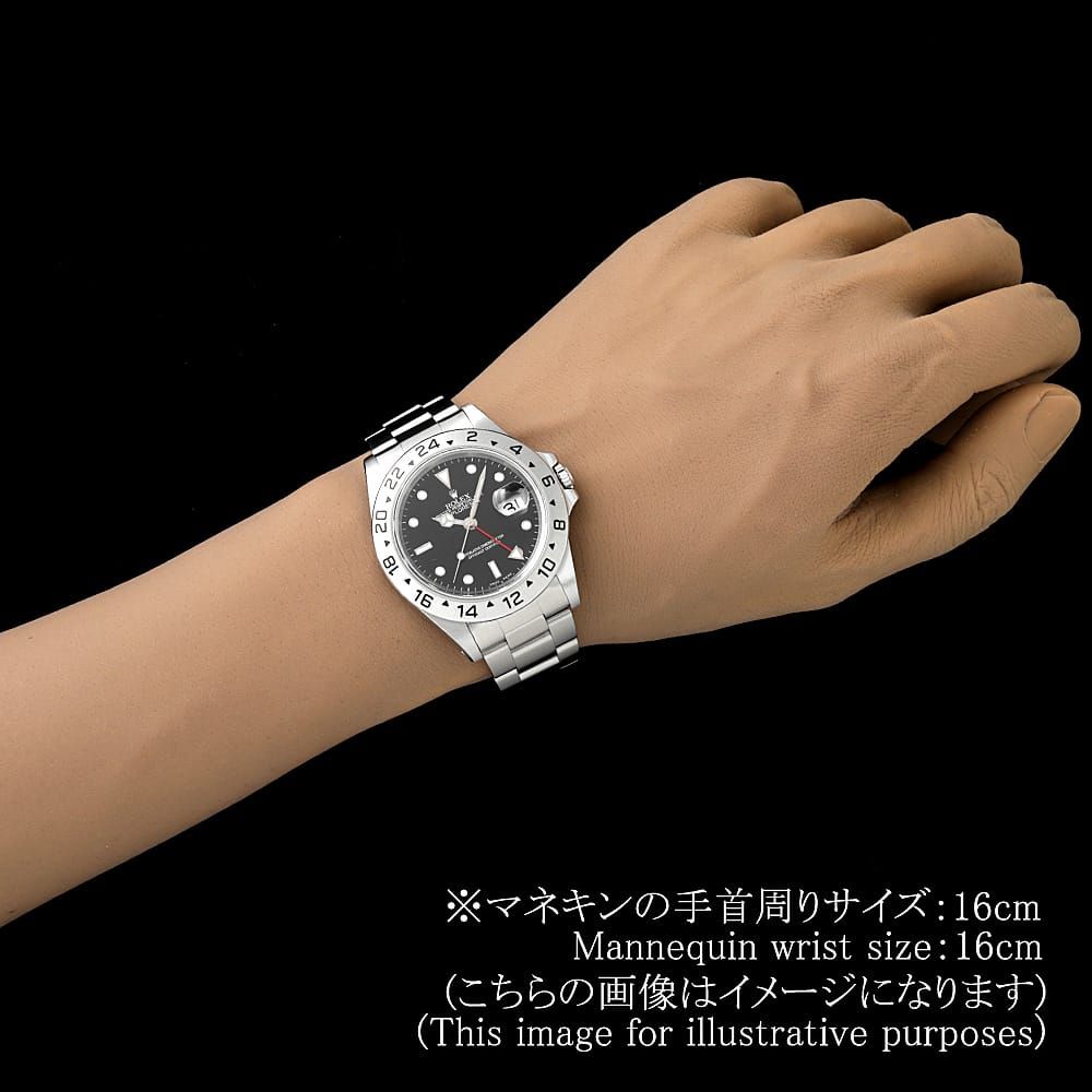 ロレックス エクスプローラーII 16570 ブラック A番 中古 メンズ