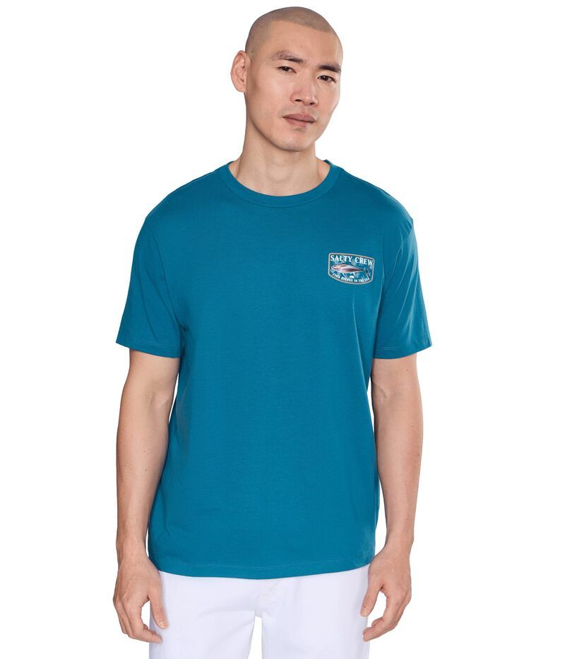 ソルティークルー メンズ トップス シャツ Salty Crew Big Blue Fill Short Sleeve Cast Blue ブルー