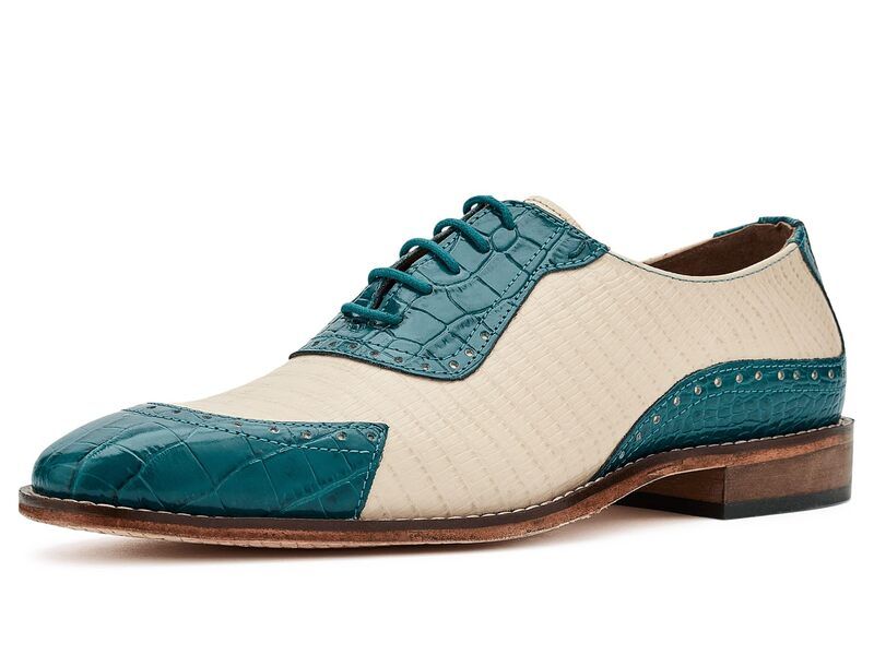 ステイシーアダムス メンズ シューズ オックスフォード キャップ Stacy Adams Tarango Modified Cap Toe Oxford Teal Multi ティール