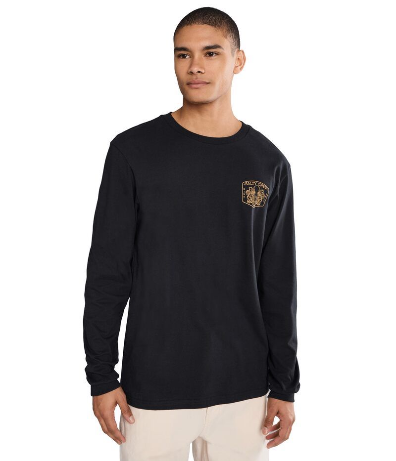 ソルティークルー メンズ トップス シャツ Salty Crew Tako Club Long Sleeve Black ブラック