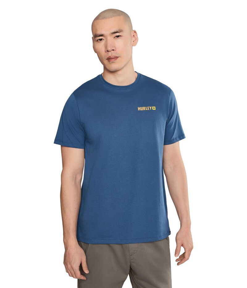 ハーレー メンズ トップス シャツ Hurley Fern Gradient Short Sleeve Abyss