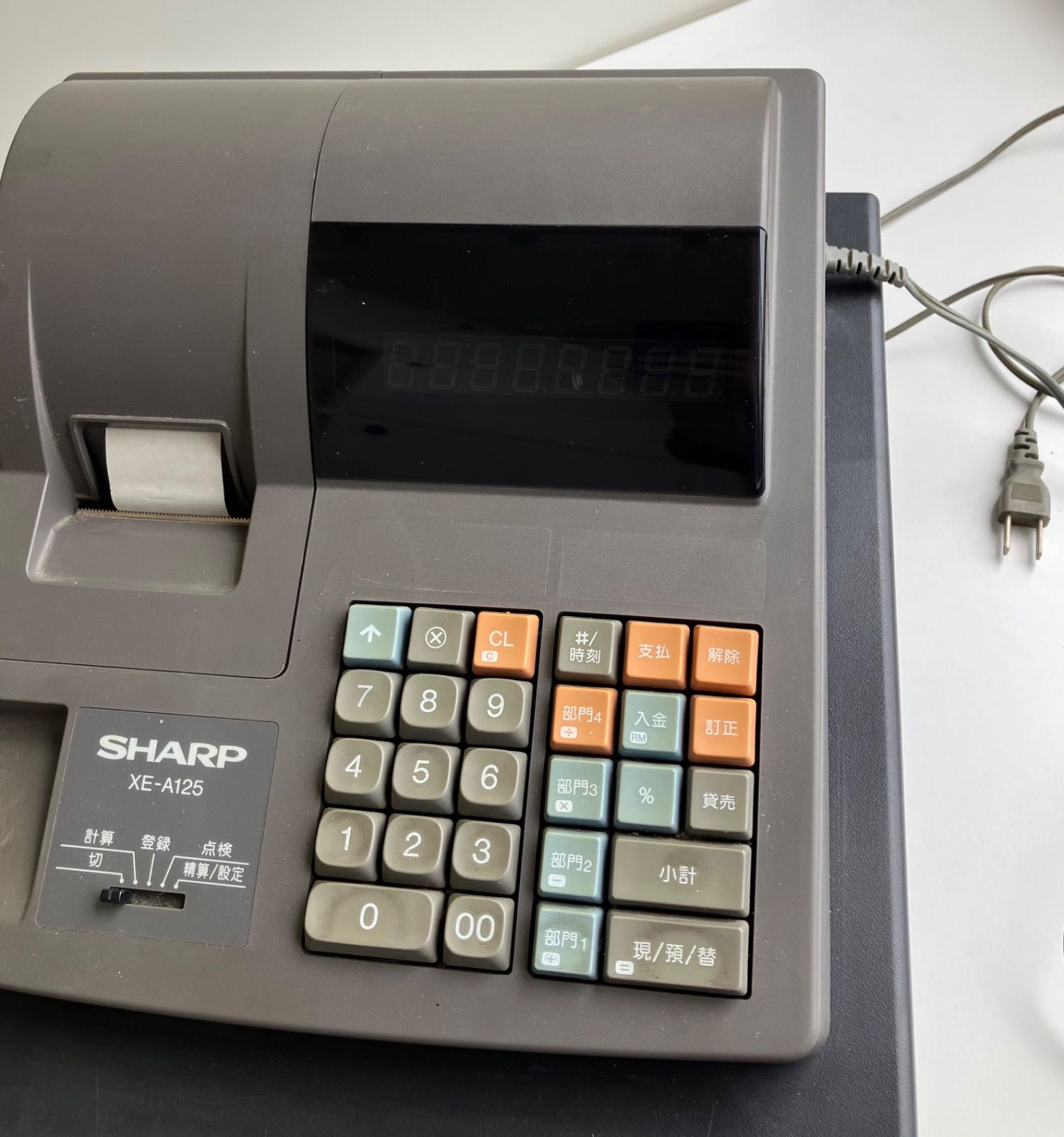 ジャンク品】SHARP レジスター XE-A125 - メルカリ
