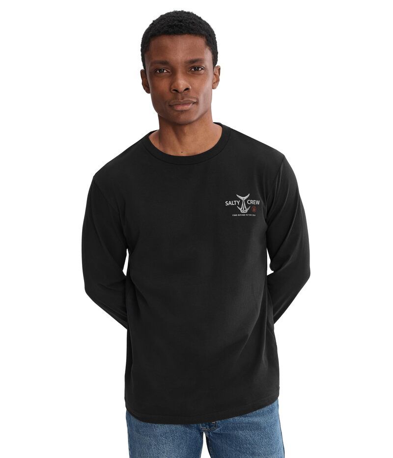 ソルティークルー メンズ トップス シャツ Salty Crew Ichiban Long Sleeve Black ブラック