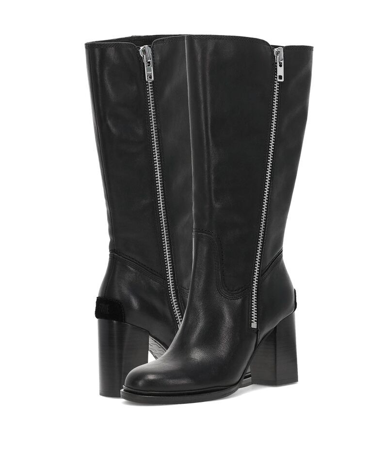 フライ レディース シューズ ブーツ・レインブーツ Frye Alex Heavy Zip Black ブラック