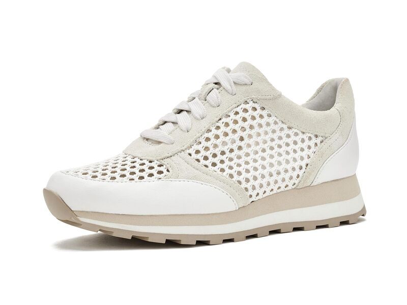 ジョンストンアンドマーフィー レディース シューズ スニーカー レース Johnston Murphy Piper Crochet LaceUp White ホワイト