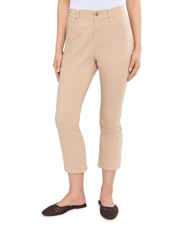 エイリーンフィッシャー レディース ボトムス デニムパンツ プチ コットン アンクル ジーンズ Eileen Fisher Petite Garment Dyed Cotton Stretch Denim Ankle Kick Jeans Wheat デニム