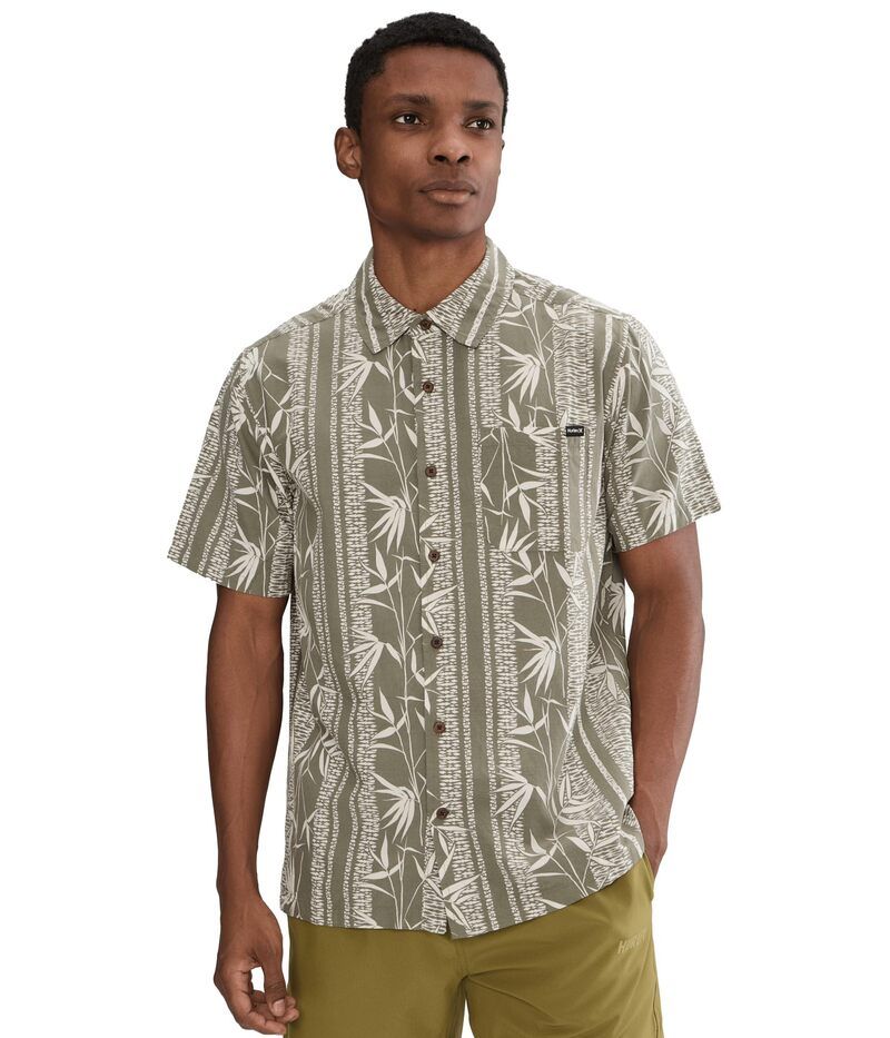 ハーレー メンズ トップス シャツ Hurley Aero Short Sleeve Army アーミー