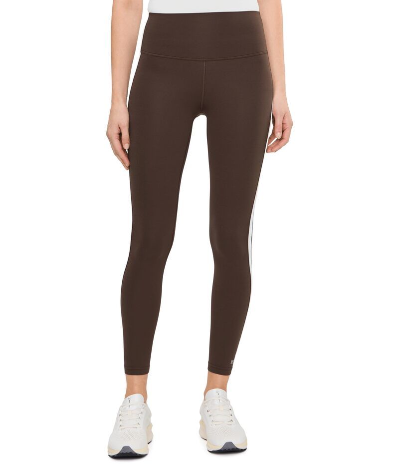 スピリッツフィフティファイブ レディース ボトムス カジュアルパンツ レギンス ハイウエスト Splits59 Bianca HighWaist Rigor 78 Leggings Dark ChocolateWhite ホワイト