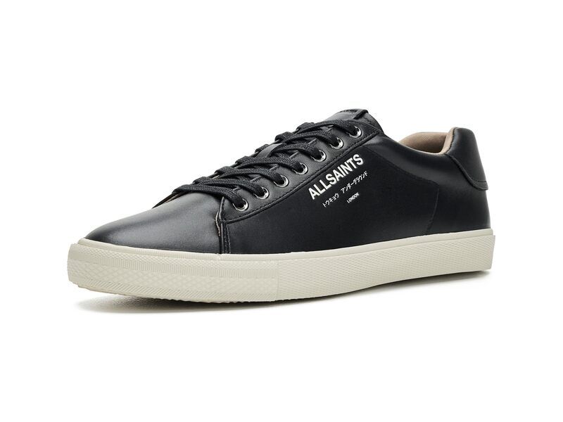 オールセインツ メンズ シューズ スニーカー レザー AllSaints Underground Leather Low Top Black 1 ブラック